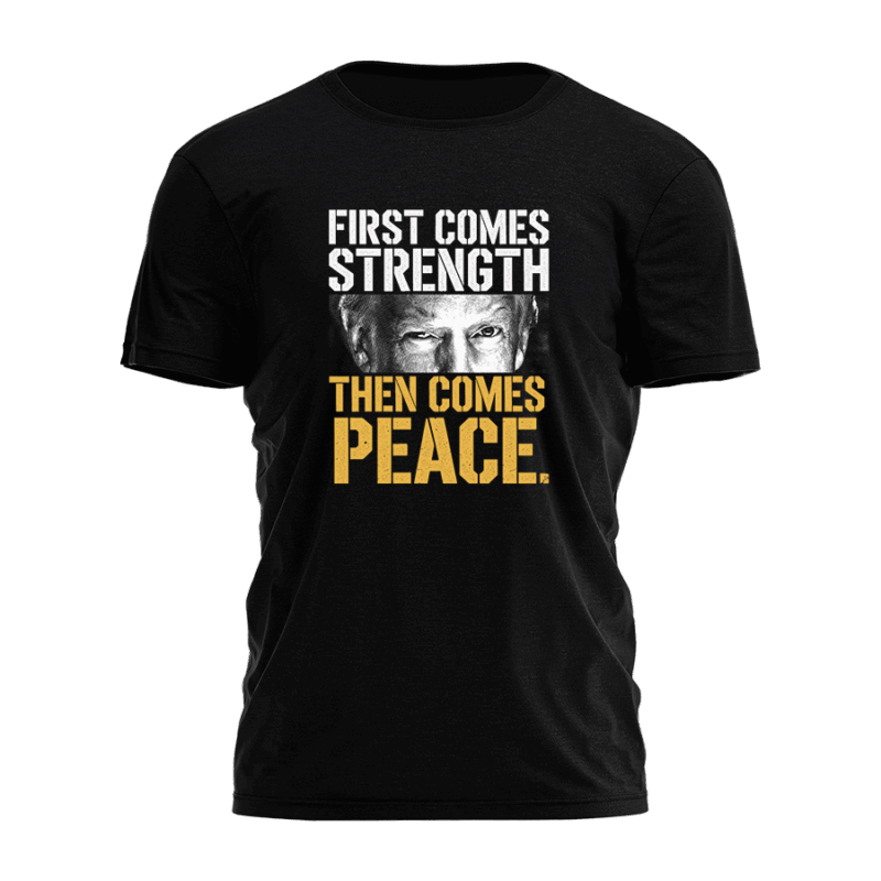 Camric First Comes Strength Graphic Tee – Motivational Unisex Shirt