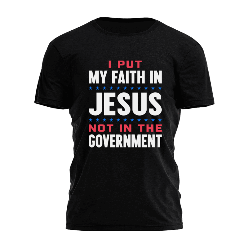 Camric I Put My Faith In Jesus Graphic Tee – Inspirational Unisex Shirt