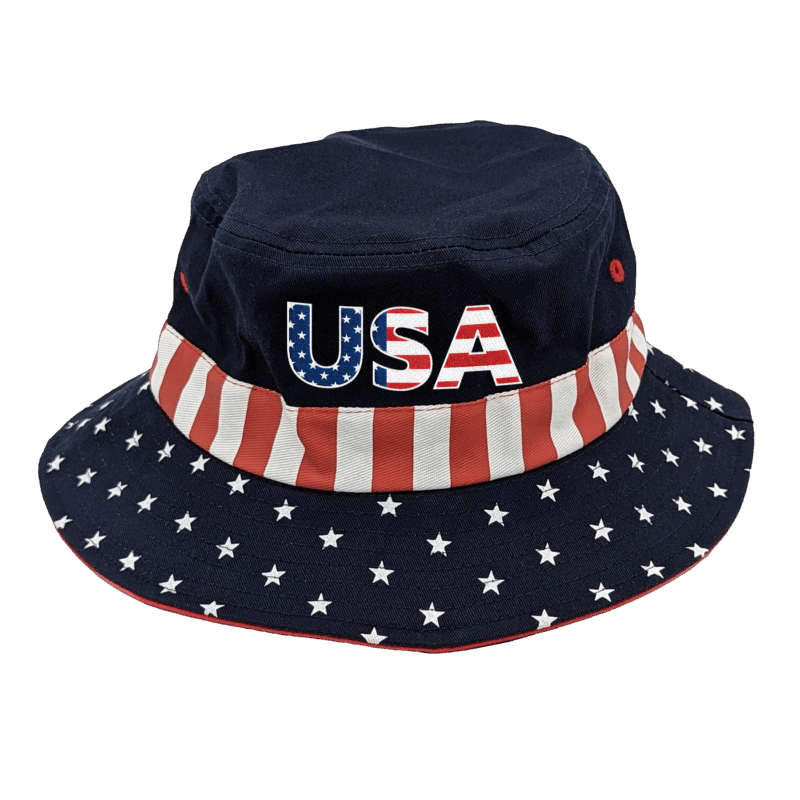 Camric USA Flag Bucket Hat – Stylish Sun Protection Cap